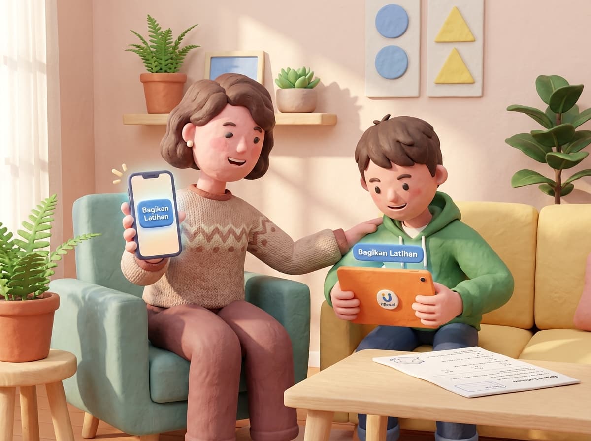 Ayah & Bunda membagikan latihan ke Ananda